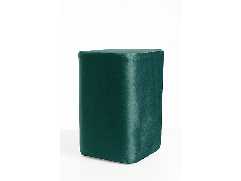 Taburetes Pequeños - Puff Laty Terciopelo - Verde
