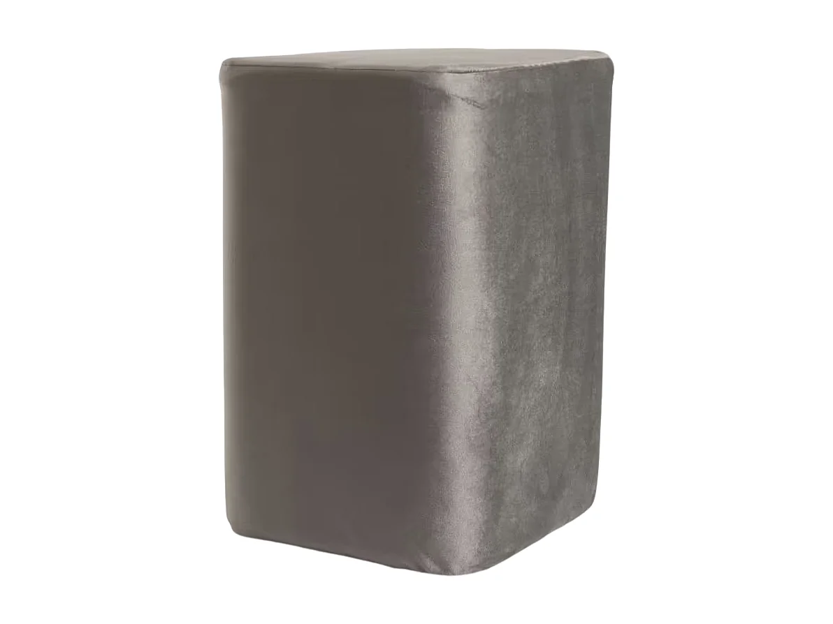 Taburetes Pequeños - Puff Laty Terciopelo - Gris