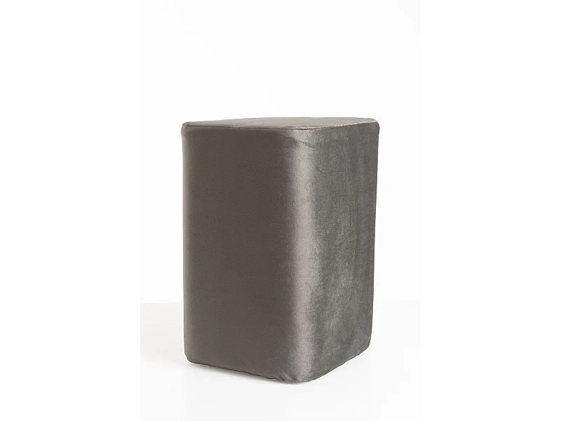 Taburetes Pequeños - Puff Laty Terciopelo - Gris