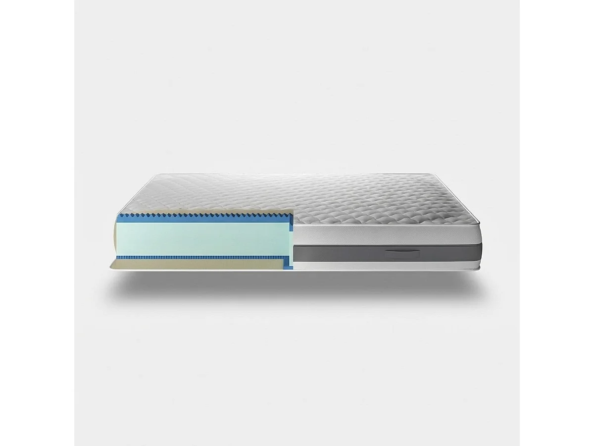 Loto Velvet,  Materasso in Memory Foam Multistrato  (90cm X 200cm X 26cm)