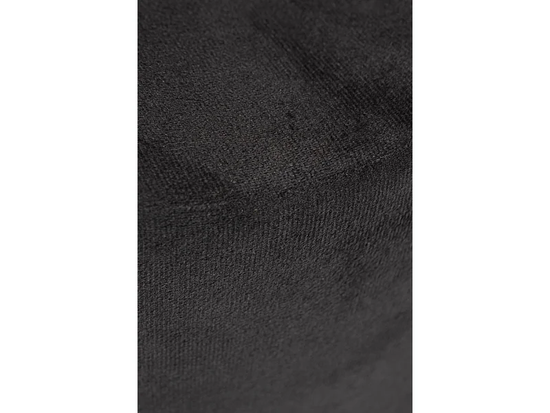 Taburetes Pequeños - Puff Elik Terciopelo - Negro