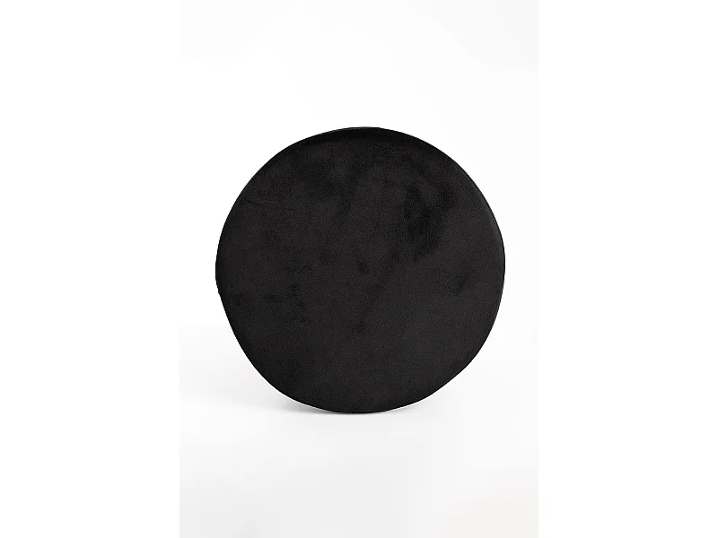 Taburetes Pequeños - Puff Elik Terciopelo - Negro