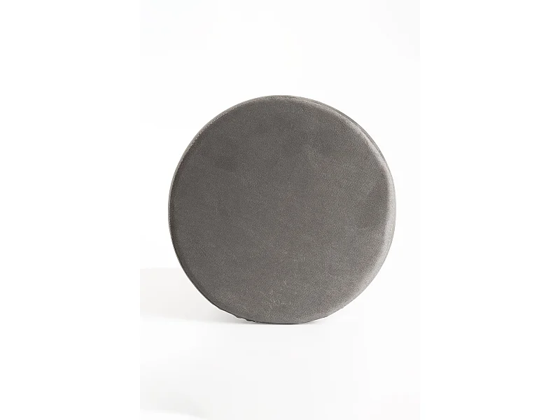 Taburetes Pequeños - Puff Elik Terciopelo - Gris