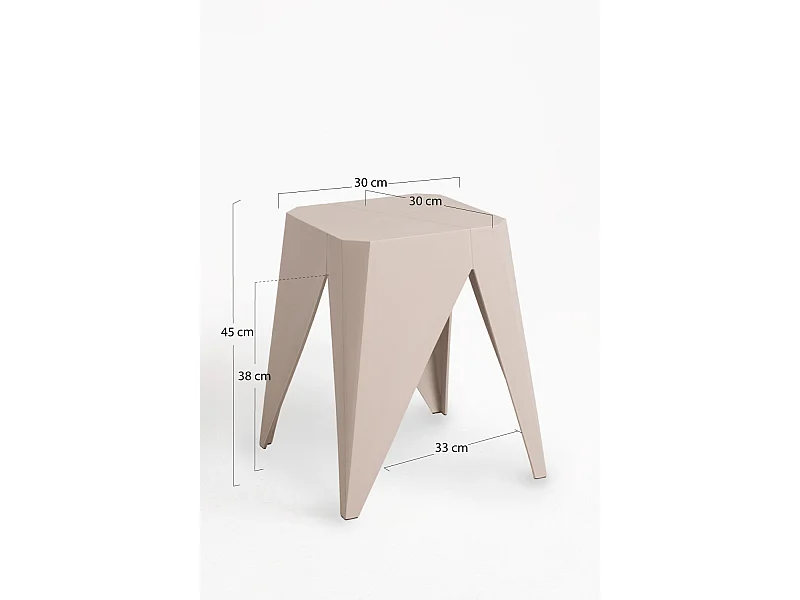 Taburetes Pequeños - Taburete Bul - Beige