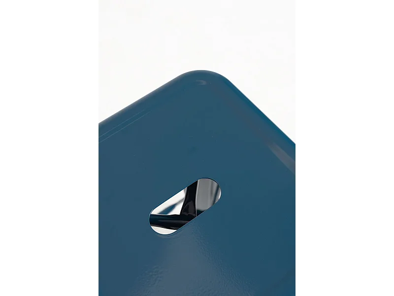 Lote de 6 Taburetes Torix Bajos - Azul Petróleo