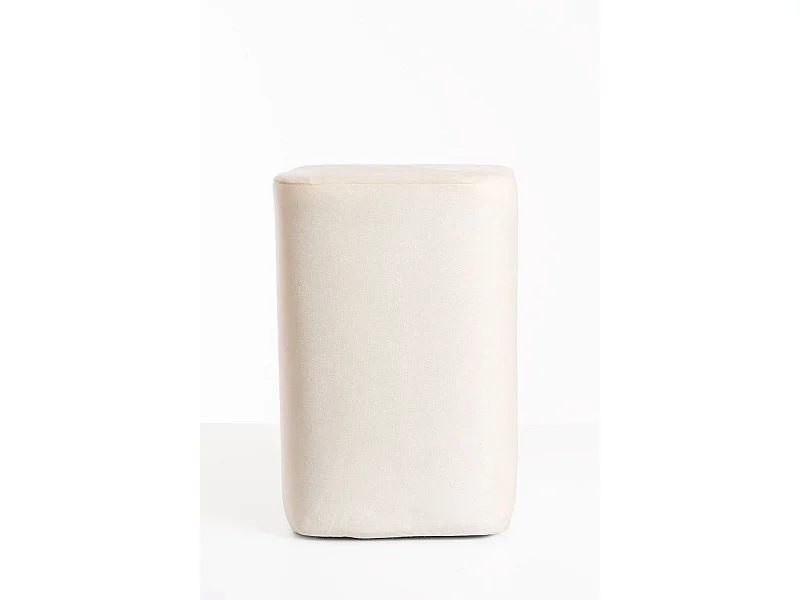 Taburetes Pequeños - Puff Laty Terciopelo - Beige