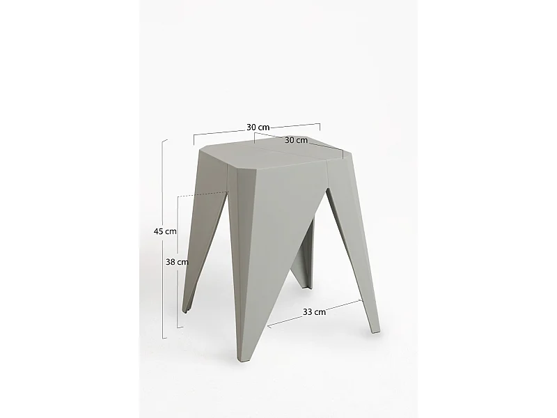 Taburetes Pequeños - Taburete Bul - Gris