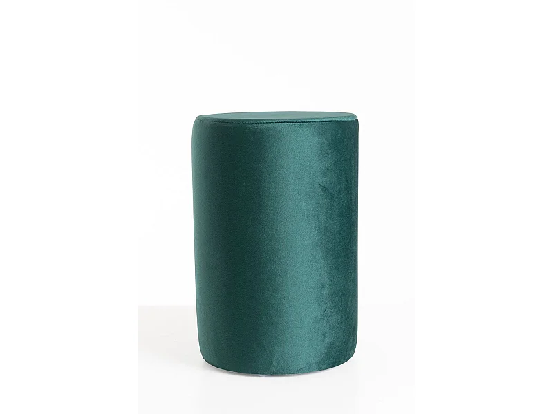 Taburetes Pequeños - Puff Elik Terciopelo - Verde
