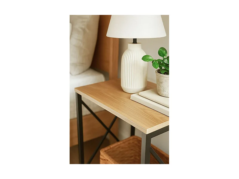 Mesas Auxiliares - Mesita de Noche Lesly - Negro