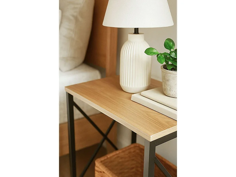 Mesas Auxiliares - Mesita de Noche Lesly - Negro