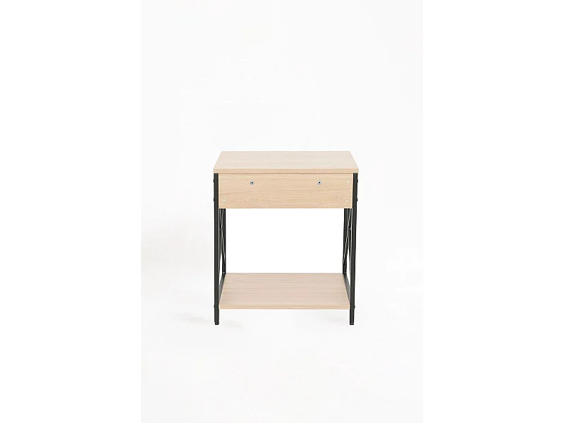 Mesas Auxiliares - Mesita de Noche Lesly - Negro