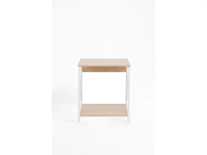 Mesas Auxiliares - Mesita de Noche Lesly - Blanco