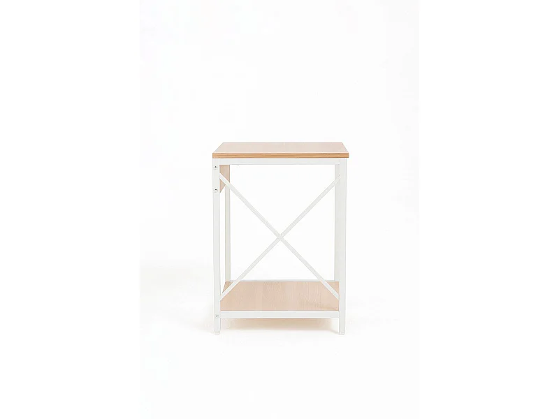 Mesas Auxiliares - Mesita de Noche Lesly - Blanco