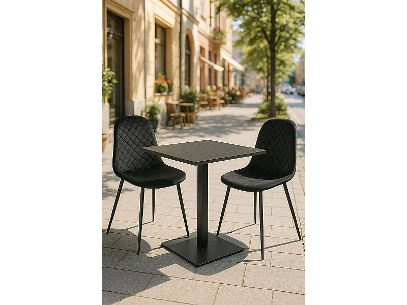 Mesas Auxiliares - Mesa Kale - Mármol Negro