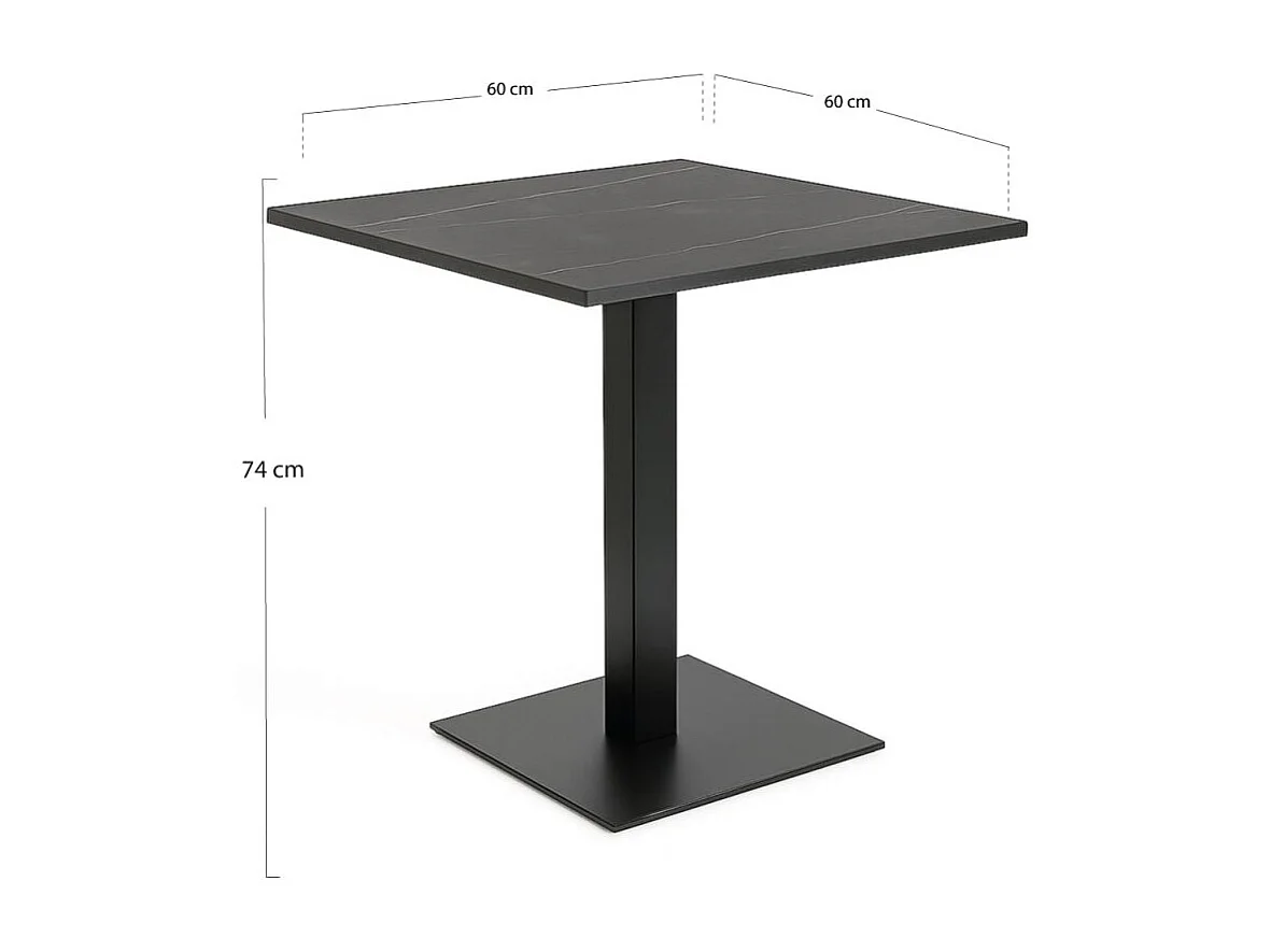Mesas Bar - Mesa Kale - Mármol Negro