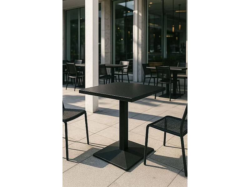 Mesas Auxiliares - Mesa Kuat Black 60 cm - Negro