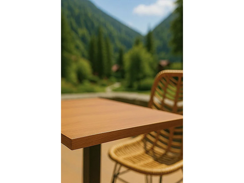 Mesas Auxiliares - Mesa Kale - Madera oscura