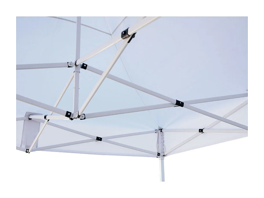 Carpas Plegables 3x3 - Carpa 3x3 Black Edition Blanca