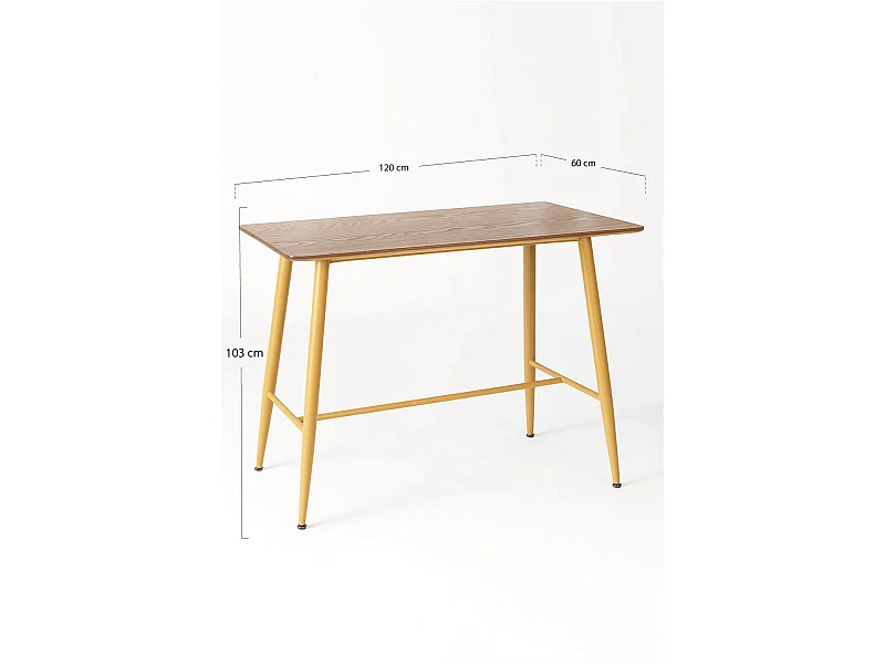 Mesas Bar - Mesa Yaguer - Madera Natural