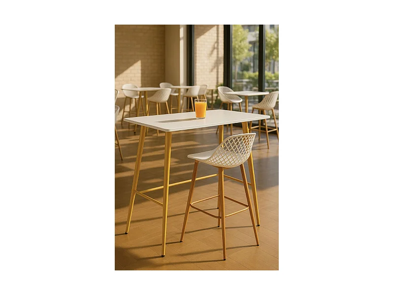 Mesas Bar - Mesa Yaguer - Blanco