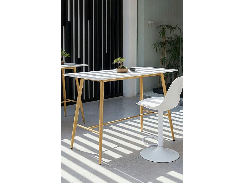 Mesas Bar - Mesa Yaguer - Blanco