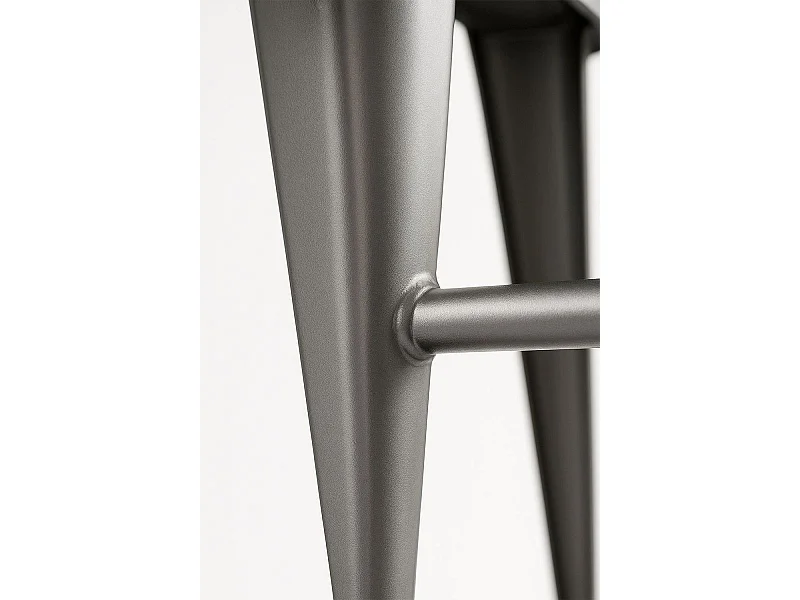 Mesas Bar - Mesa Torix Alta Cuadrada 60 cm - Gris metalizado