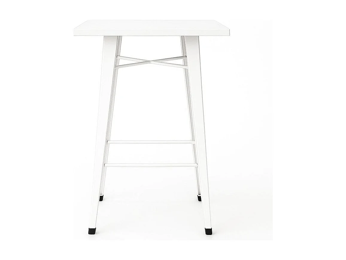 Mesas Bar - Mesa Torix Alta Cuadrada 60 cm - Blanco