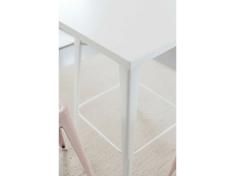 Mesas Bar - Mesa Torix Alta Cuadrada 60 cm - Blanco