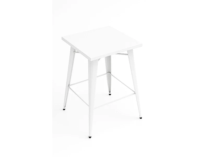 Mesas Bar - Mesa Torix Alta Cuadrada 60 cm - Blanco