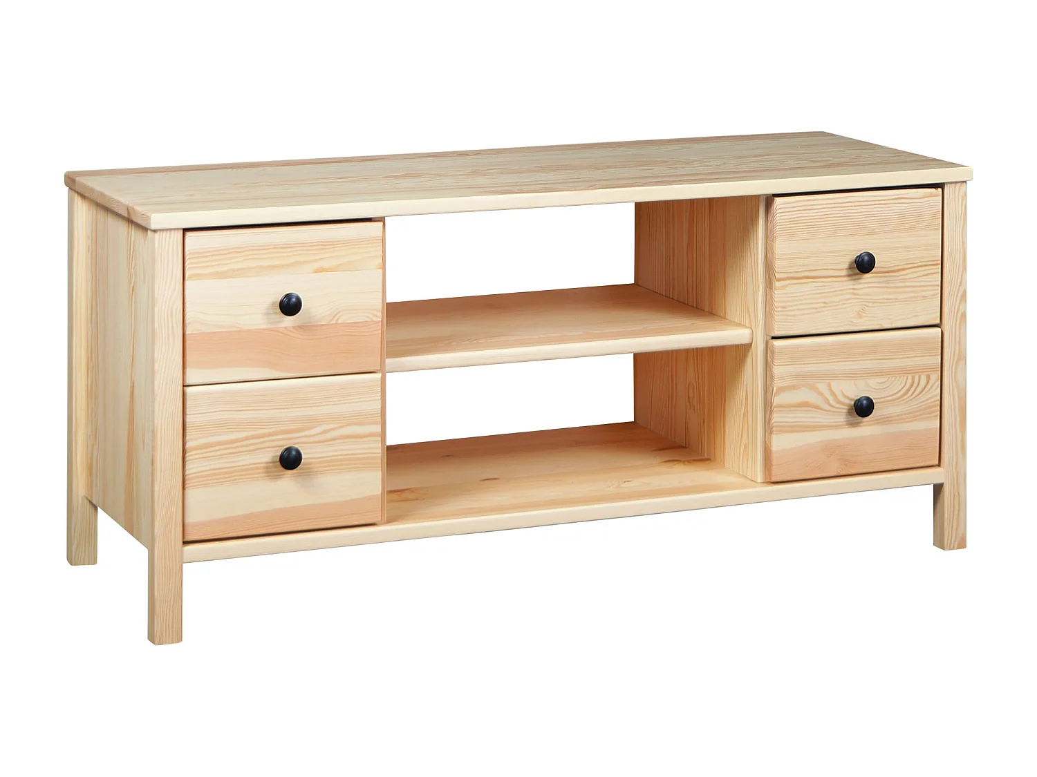 Szafka RTV Prestige 118 drewniana, kolor sosnowy