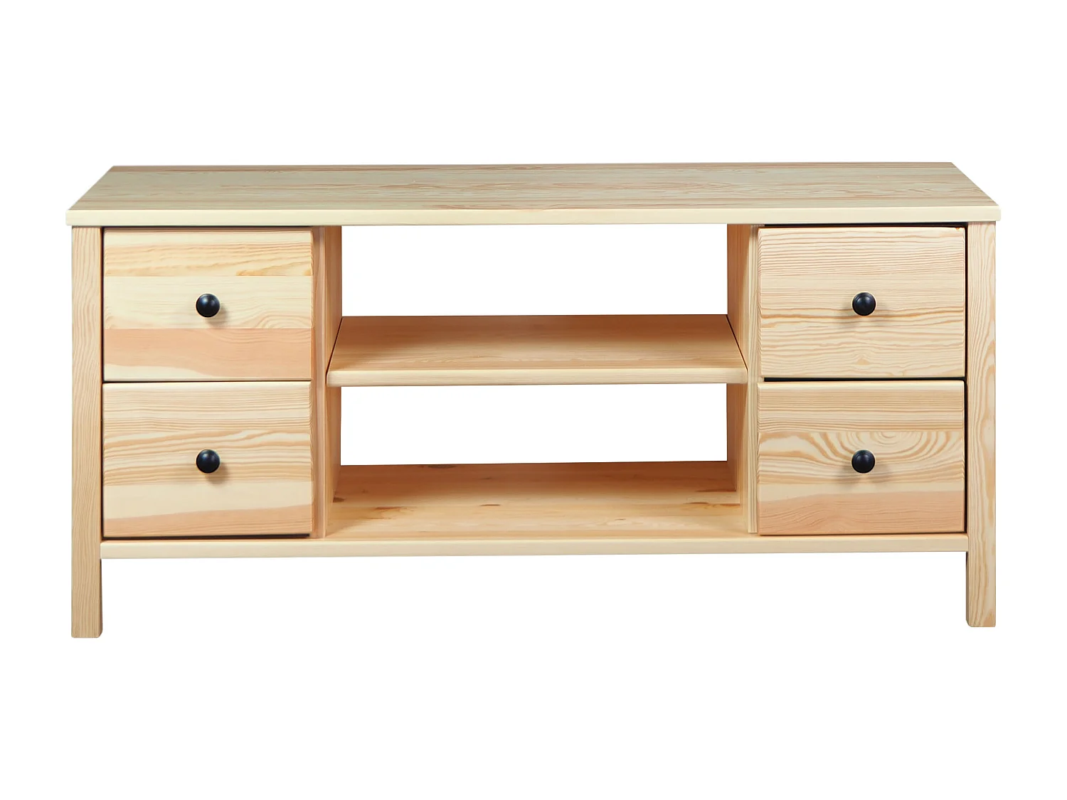 Szafka RTV Prestige 118 drewniana, kolor sosnowy