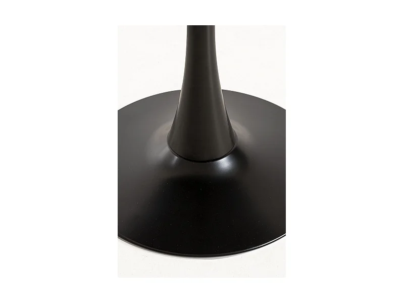 Mesas Comedor - Mesa Kolio 90 cm Mármol - Negro