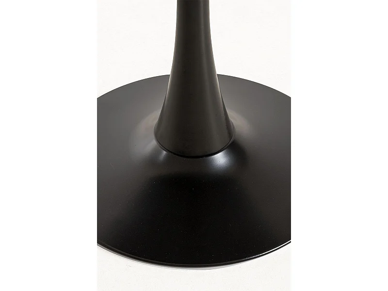 Mesas Comedor - Mesa Kolio 90 cm Mármol - Negro