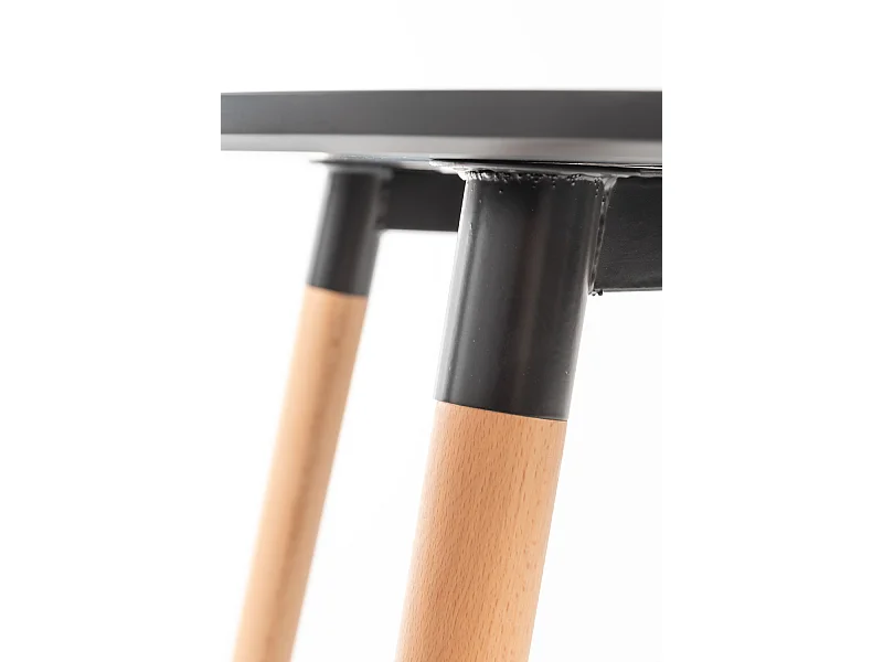 Estilo Nórdico - Mesa Tower Ovalada - Negro