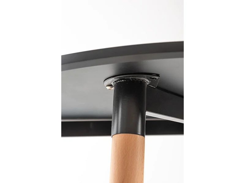 Estilo Nórdico - Mesa Tower Ovalada - Negro