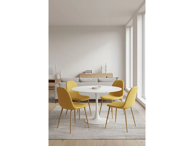 Mesas Comedor - Mesa Kolio 60 cm - Blanco