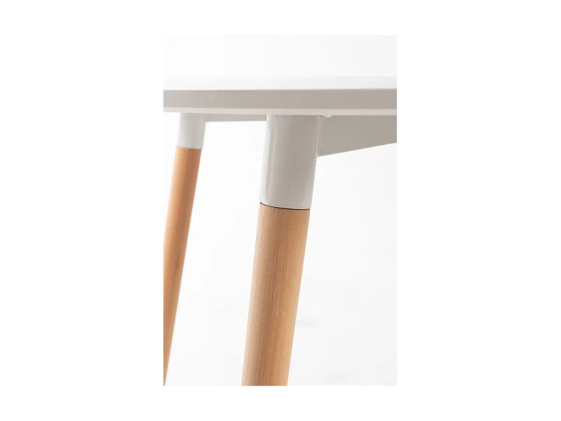 Estilo Nórdico - Mesa Tower Ovalada - Blanco