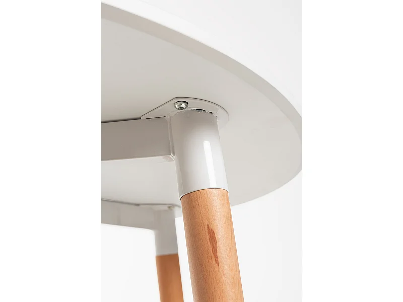 Estilo Nórdico - Mesa Tower Ovalada - Blanco