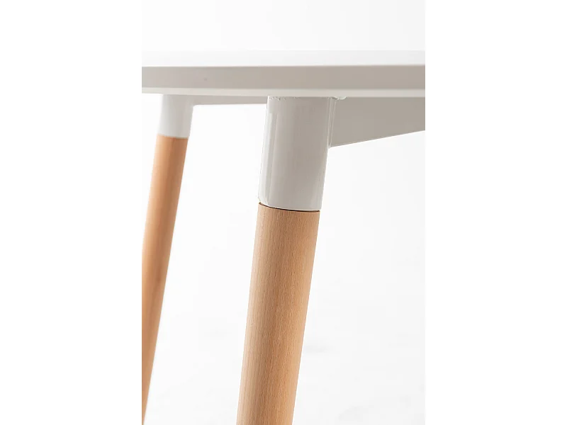 Estilo Nórdico - Mesa Tower Ovalada - Blanco