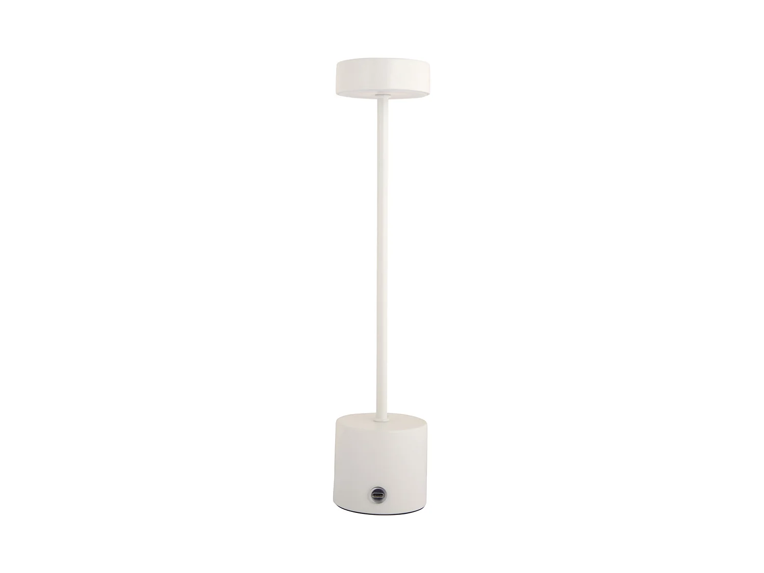 Tafellamp Ganar LED - 8x8x37.5 cm - Wit