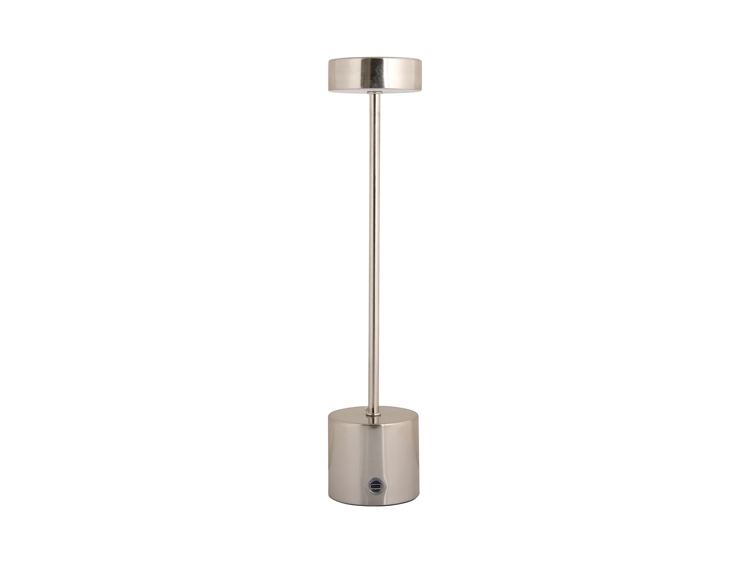 Tafellamp Ganar LED - 8x8x37.5 cm - Zilver