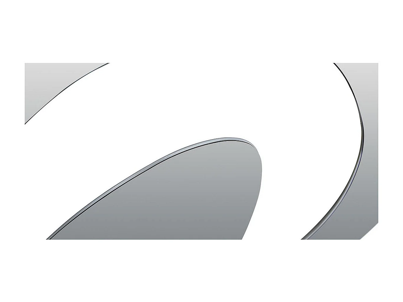 Miroir Design laqué UTOPIA - Blanc