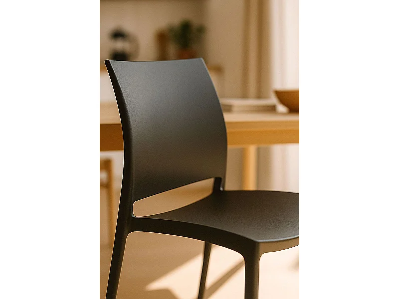 Sillas Jardín - Silla Dalen - Negro