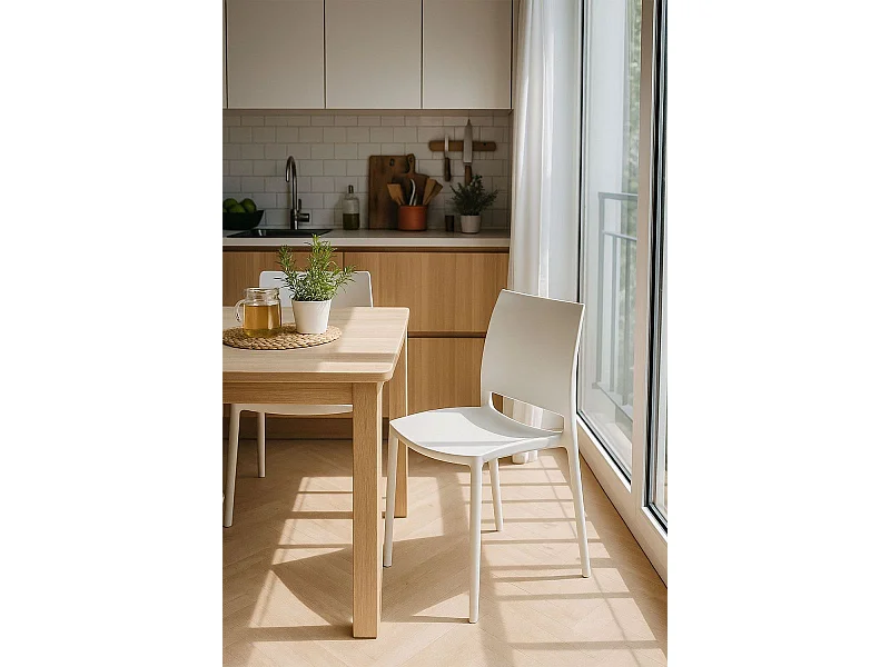 Sillas Jardín - Silla Dalen - Blanco