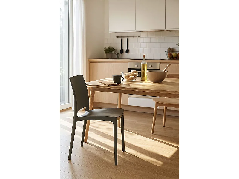 Sillas Jardín - Silla Dalen - Gris oscuro