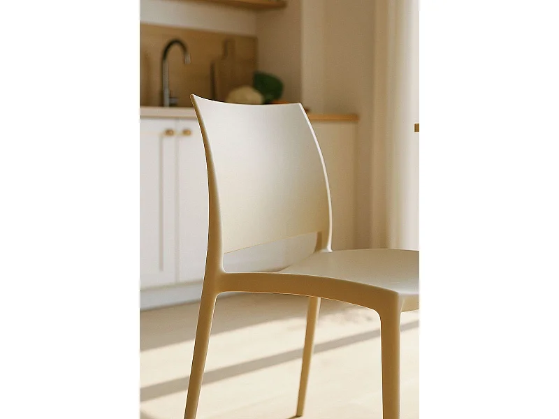 Sillas Jardín - Silla Dalen - Beige
