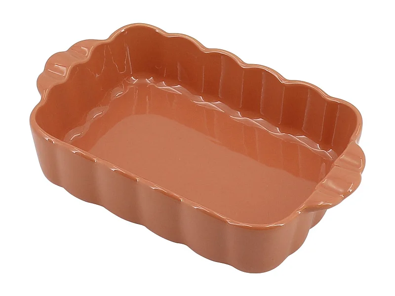 Menastyl - Plat A Four Fiorella 28x17cm En Gres Terracotta