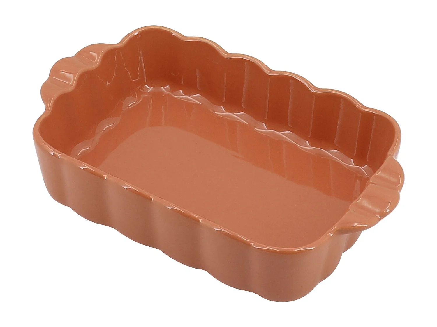 Menastyl - Plat A Four Fiorella 28x17cm En Gres Terracotta