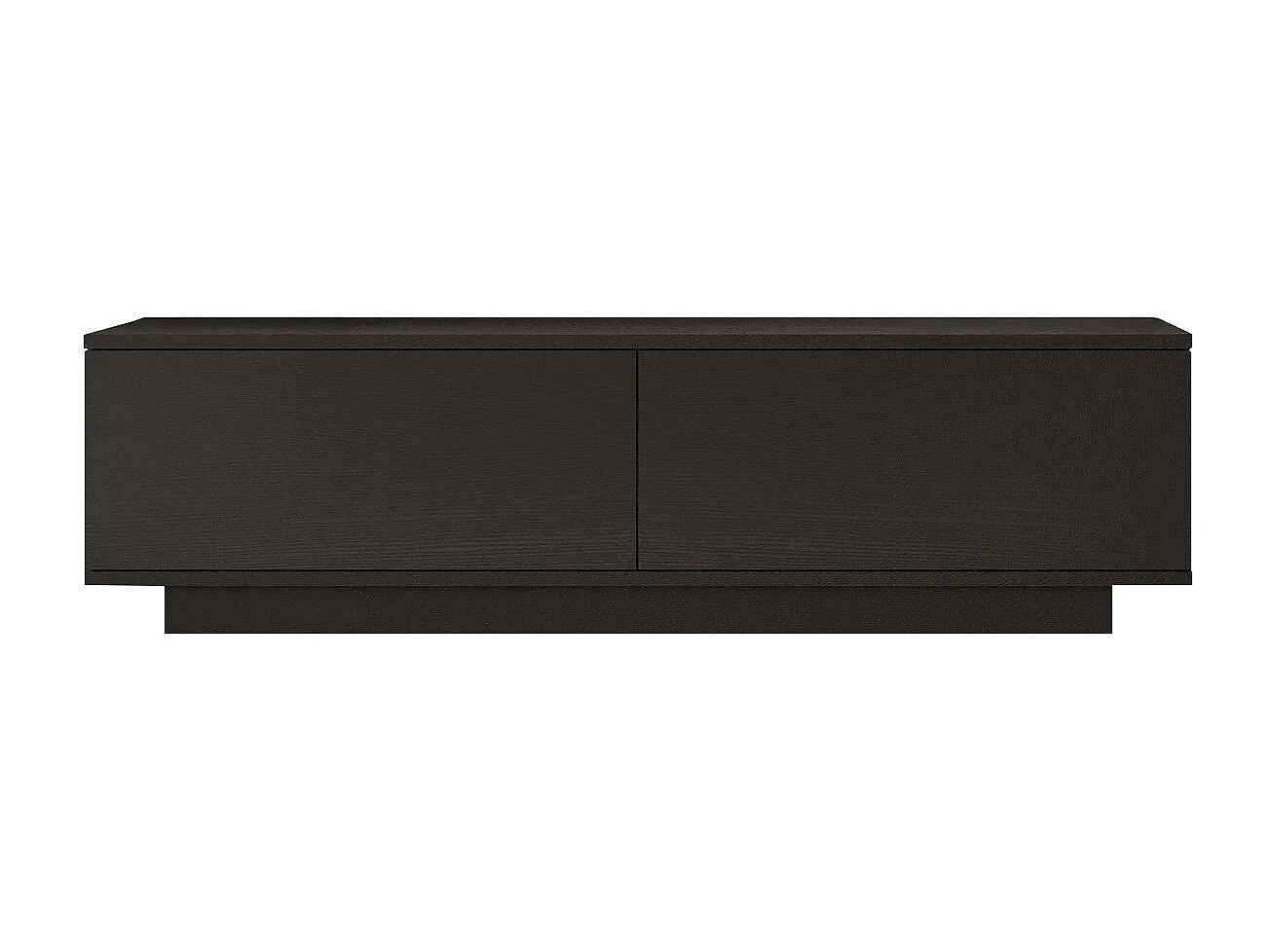 Mesa de tv Kailua 1321, Negro, 140x38x36cm