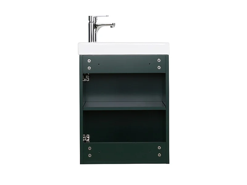 LISA schwarzer Waschbeckenschrank + Wasserhahn